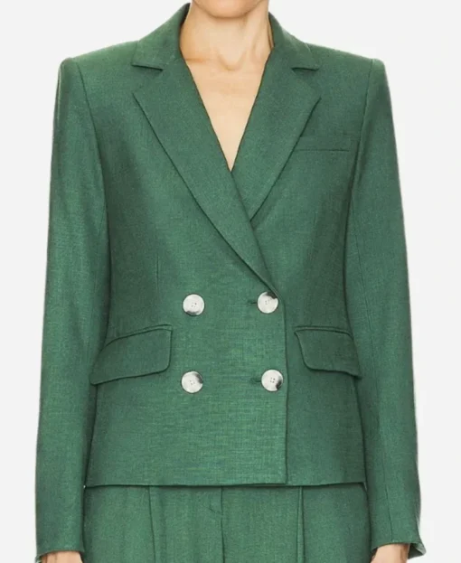 Christa Miller Shrinking S02 Green Blazer - Image 2