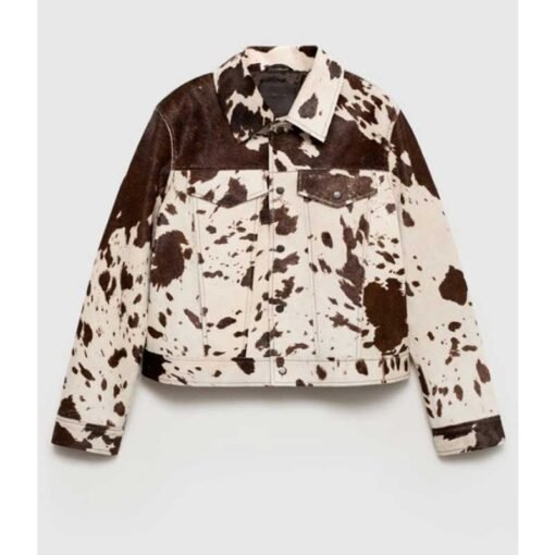 Star Academy Maylys Fur-Effect Leather Jacket - Image 3