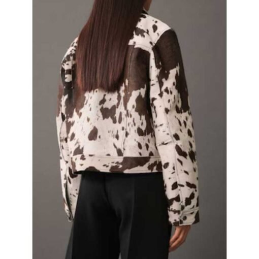 Star Academy Maylys Fur-Effect Leather Jacket - Image 4