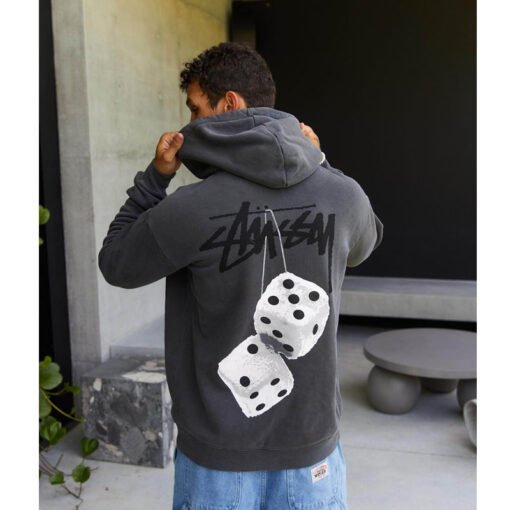 Stussy Fuzzy Dice Hoodie - Image 7