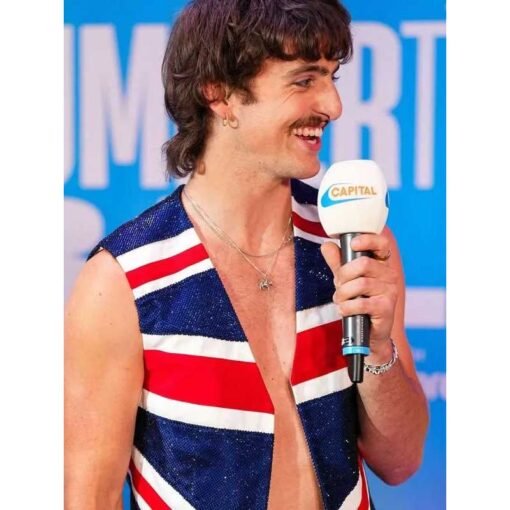 Summertime Ball 2025 Benson Boone UK Flag Vest - Image 3
