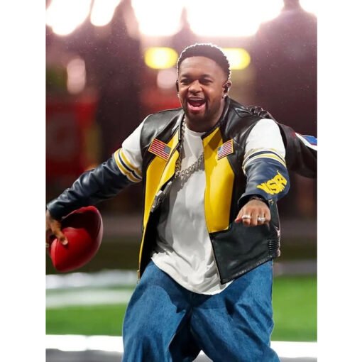 Super Bowl LIX Mustard Leather Jacket - Image 7
