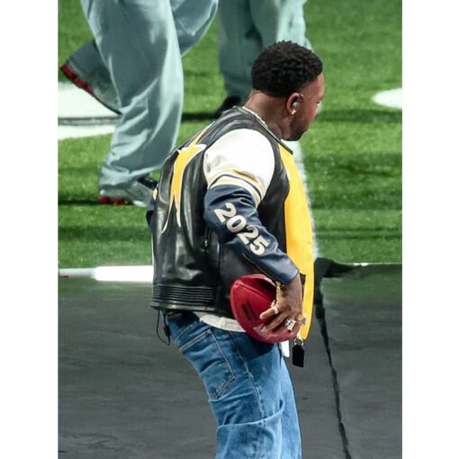 Super Bowl LIX Mustard Leather Jacket - Image 8