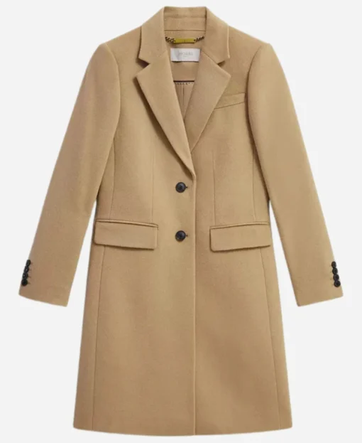 Elizabeth Tulloch Superman And Lois S04 Tan Coat - Image 4