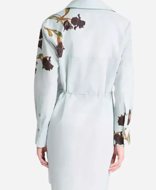 Beyond The Gates Tamara Tunie Floral Print Shirt Dress - Image 3