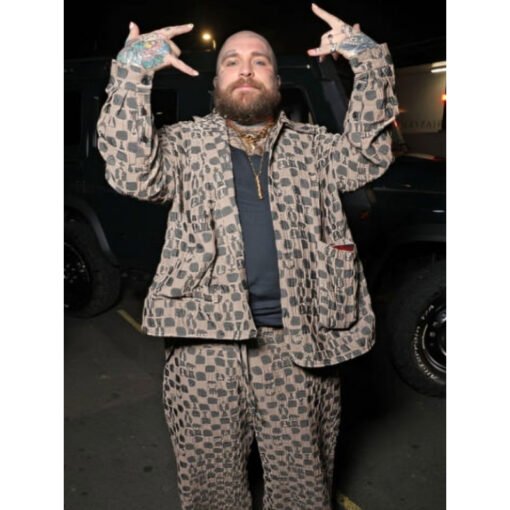 Teddy Swims Brown Suit