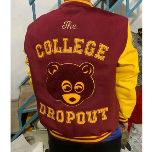 The College Dropout Varsity Jacket - Image 3