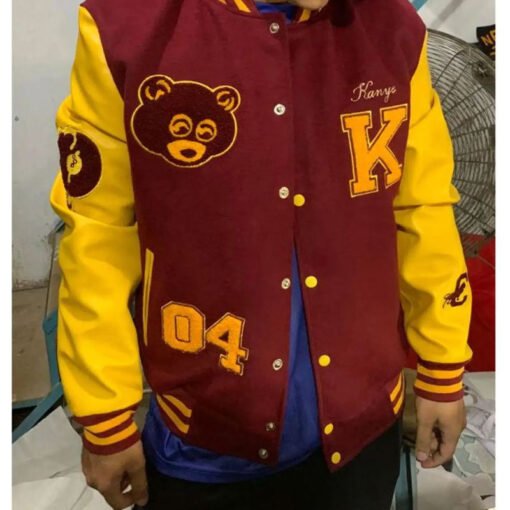 The College Dropout Varsity Jacket - Image 4