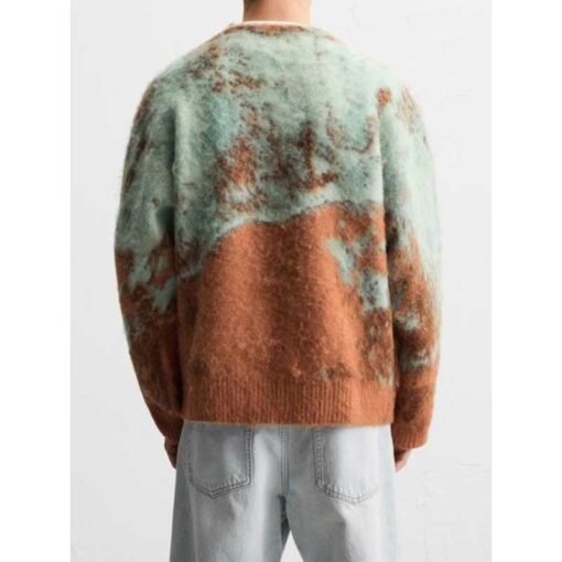 The Equalizer Brushed Texture Jacquard Cardigan - Image 3