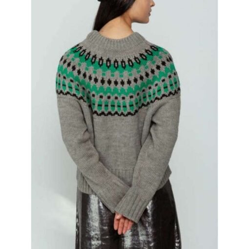 Green Fair Isle Sweater - Image 2