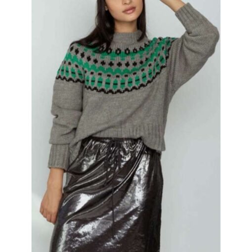 Green Fair Isle Sweater - Image 3
