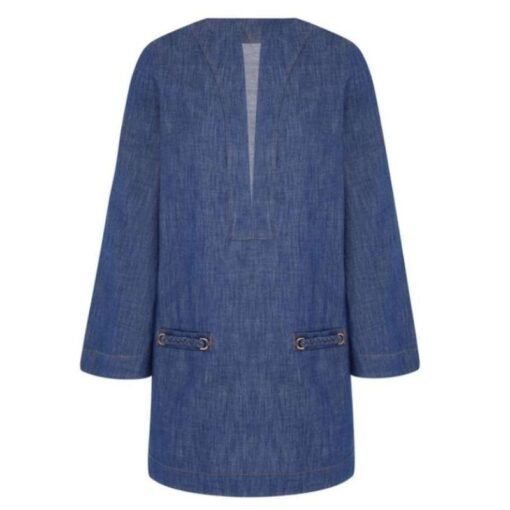 The Four Seasons Tina Fey Denim Dress - Image 4