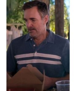 The Four Seasons Will Forte Blue Polo Shirt