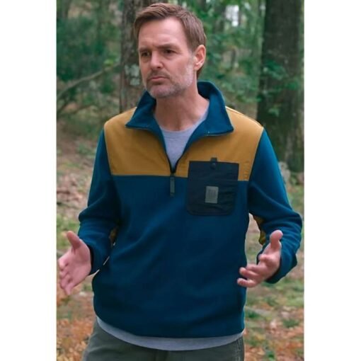 The Four Seasons Will Forte Teal Colorblock Fleece Pullover