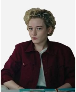 The Royal Hotel Julia Garner Red Jacket