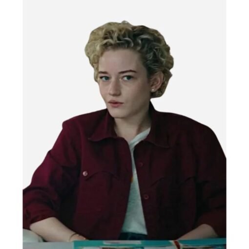 The Royal Hotel Julia Garner Red Jacket