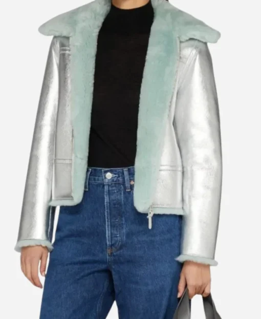 Savannah Guthrie The Today Show Silver Jacket - Image 2