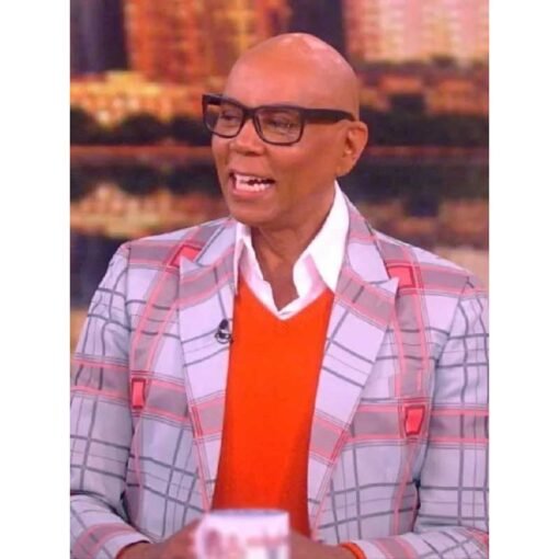 The View RuPaul Plaid Suit
