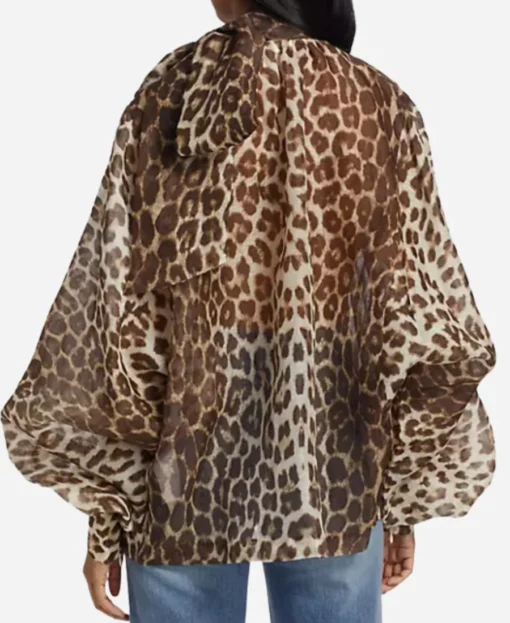 Gwen Stefani The Voice Leopard Blouse - Image 4