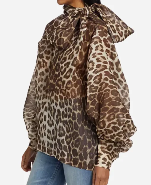 Gwen Stefani The Voice Leopard Blouse - Image 3