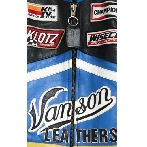 Vanson Leather Jacket - Image 6