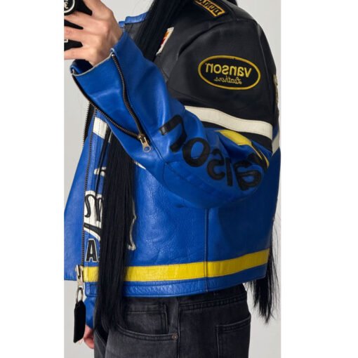 Vanson Leather Jacket - Image 9