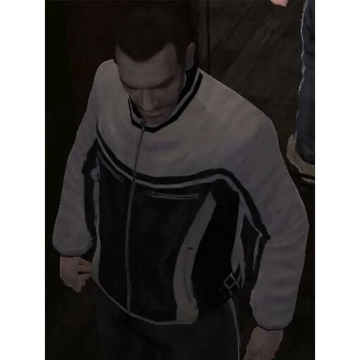Video Game GTA IV Albanian Leather Jacket