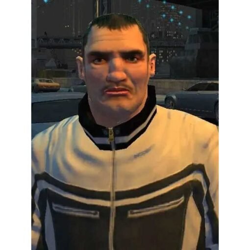 Video Game GTA IV Albanian Leather Jacket - Image 2