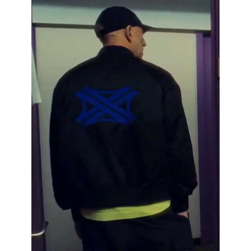 Vincent Cassel Banger 2025 Black Bomber Jacket - Image 2