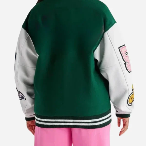 Alternative view of Women’s Varsity Green & White Jacket
