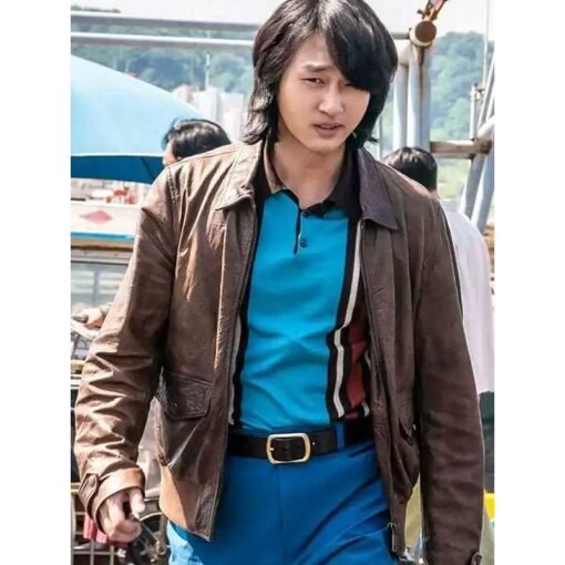 Yang Se-jong Low Life Brown Leather Jacket
