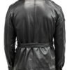 Classic Black Leather Field Jacket