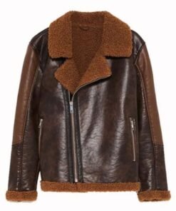 Alternative view of Brown Shearling Leather Jacket