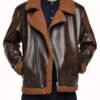 Brown Shearling Leather Jacket