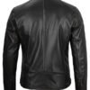 Lambskin Leather Moto Jacket