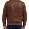 Brown A2 Bomber Leather Jacket