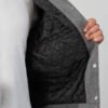 Unisex Black And Grey Varsity Jacket
