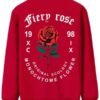 Valentine’s Day Red Romantic Rose Jacket