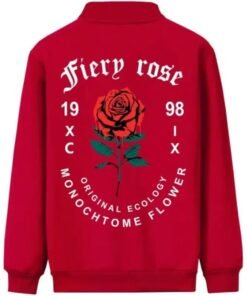 Valentine’s Day Red Romantic Rose Jacket