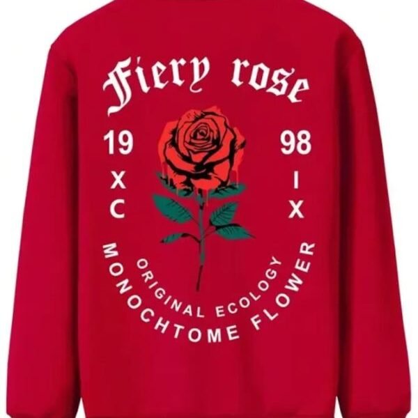 Valentine’s Day Red Romantic Rose Jacket