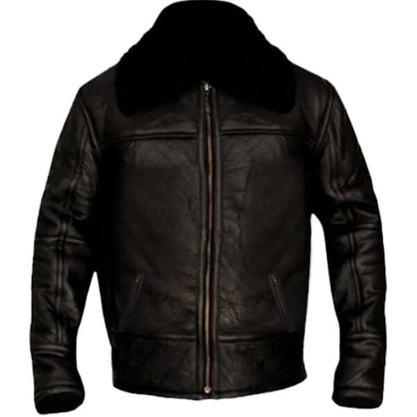 B3 Aviator Bomber Men Leather Jacket