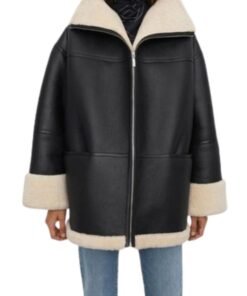 Alternative view of B3 RAF Aviator Shearling Leather Jacket