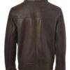 Brown Shearling Bomber Leather Jacket