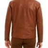 Cafe Racer Retro Brown Leather Jacket